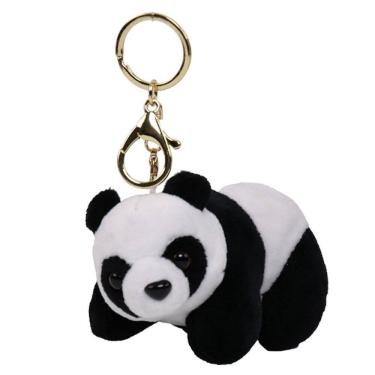 Imagem de Pingente de chaveiro de boneca de pelúcia Panda 10,5 cm