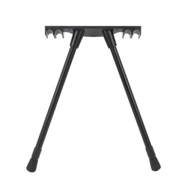 Imagem de UPALDHOU Pernas de mesa dobráveis ajustáveis, pernas de bancada de liga de alumínio leve com conectores de nylon para acampamento, ao ar livre, churrasco, piquenique, barco, viagens