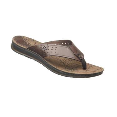 Imagem de Chinelo Masculino Pegada Anilina Pinhão 132803-01-Masculino