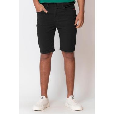 Imagem de Bermuda Masculina Sarja Slim Polo Wear Preto-Masculino