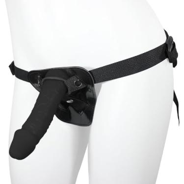 Imagem de Cinta Peniana Ajustável com Pênis Realístico Hades 16 x 4cm Preto
