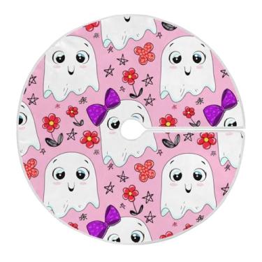 Imagem de JUZIHAI Halloween Boo linda saia para árvore de Natal, decoração de Natal, ornamentos para ambientes internos e externos, casa, 91 cm