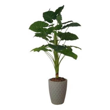 Imagem de Árvore artificial grande, com folhas, 1 metro de altura.