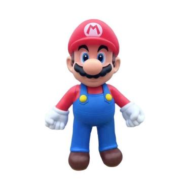 Imagem de Figura De Ação Super Mario De 30cm Com Mãos E Pés Móveis Para Crianças