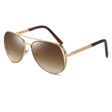 Imagem de JRLLFD Óculos de sol Uv400 masculinos da moda em liga de cobre (2)