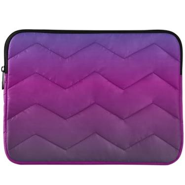 Imagem de Capa para notebook gradiente azul roxo verde para MacBook 13 polegadas, universal, 13 a 14 polegadas, capas fofas para laptop