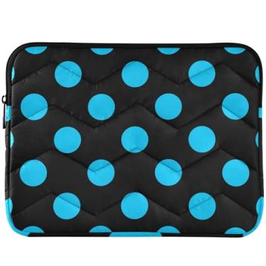 Imagem de Capas para laptop grandes de bolinhas azuis de 13 a 14 polegadas universal, acessórios de computador para Macbook Pro capa de 13 polegadas