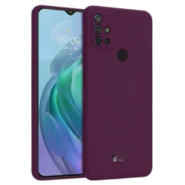 Imagem de Capa Silicone Aveludada para Motorola Moto G10 / G20 / G30 | Case Flexível com Proteção de Câmera (Roxo)