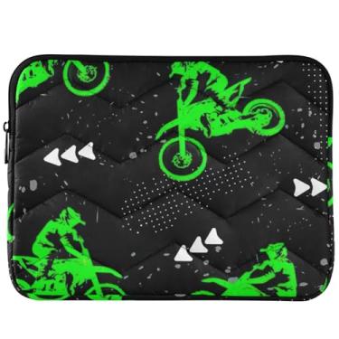 Imagem de Capas para laptop com estampa esportiva de motocross para MacBook Pro 14, bolsas, capas e capas universais para notebook de 13 a 14 polegadas