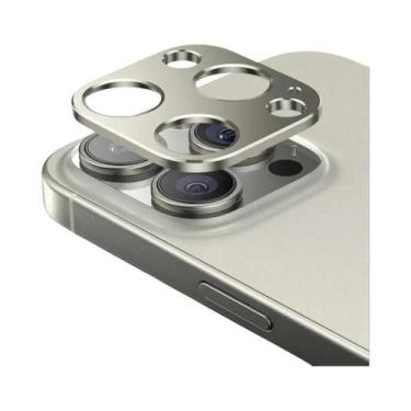 Imagem de Protetor De Lente De Câmera Traseira Em Alumínio Para iPhone 15 pro Ma