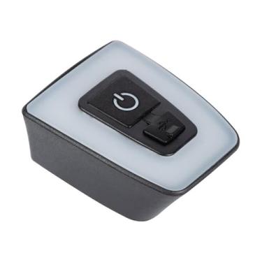 Imagem de AXPTI Luz traseira de bicicleta, capacete de estrada, tubo de assento de carregamento USB, luz traseira, equipamento de equitação ao ar livre