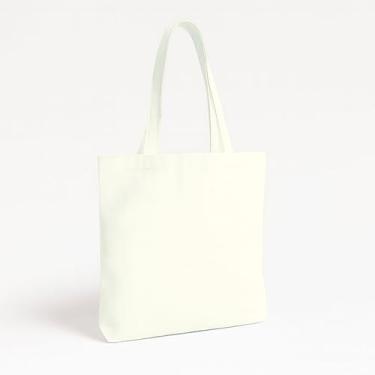 Imagem de Cottingon Sacolas de algodão marfim 41 x 38 cm, pacote com 24 sacolas de compras de supermercado leves e reutilizáveis, bolsas médias de tecido para artesanato, faça você mesmo, promoções, publicidade