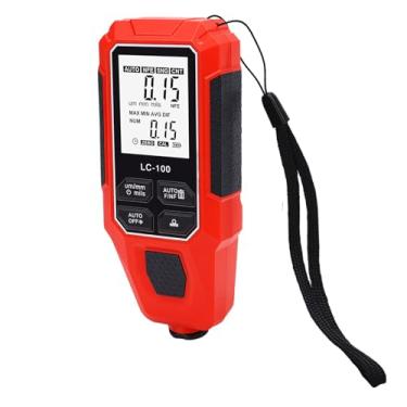 Imagem de Fabater Medidor de Espessura de Tinta, Detector de Revestimento de Precisão de 1μm para Pintura Automotiva e Revestimento de Metal, 0-2000μm para Reforma Residencial Inspeção de Parede (vermelho)