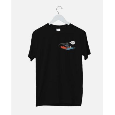 Imagem de Camiseta Masculina Heróis Batman e Super Man- Estampa Personalisada, P