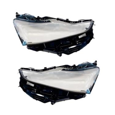 Imagem de Compatível com lexus is300 is250 2016 2017 2018 2019 2020 lente do farol do carro substituição farol capa escudo vidro(Left and Right)
