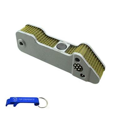 Imagem de TC-Motor Limpador de filtro de ar para Yamaha todos os XS650's 1970-1984 XS1 XS1B XS2 TX650 XS650 Substituir: 256-13411-01, 256-13411-00-00, 256-13411-01-00