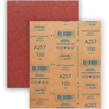 Imagem de Folha de lixa para massa 225 x 275 mm - A257 - Norton