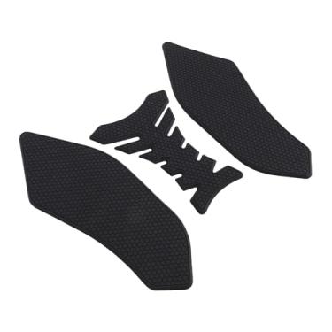 Imagem de Generic Adesivo Protetor para Tanque de Combustível de Motocicleta, Adesivo de Isolamento Térmico para R9 2025 + Pilotos, Borracha Preta, 3 Pacotes