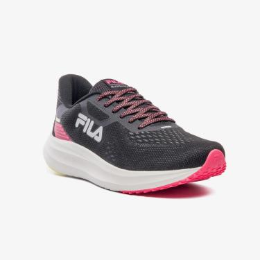 Imagem de Tênis Esportivo Fem Fila Fastness Preto/Rosa 132136-7