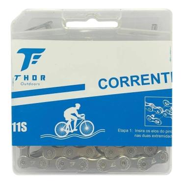 Imagem de Corrente 11V Para Bike 116 Elos Bicicleta Missing Link Mtb