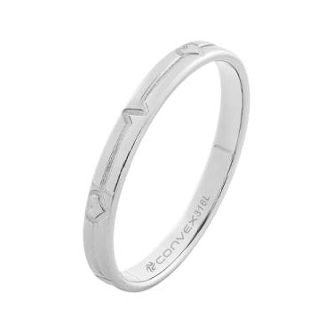 Imagem de Aliança de Aço Heart Beat Slim 2.95mm