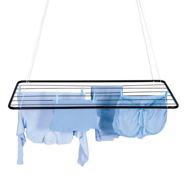 Imagem de Varal de Teto Em Aço Suspenso 120x56 Mor