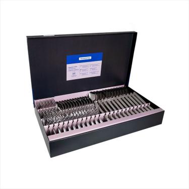 Imagem de Faqueiro Tramontina Amazonas em Aço Inox com Facas para Churrasco 72 Peças