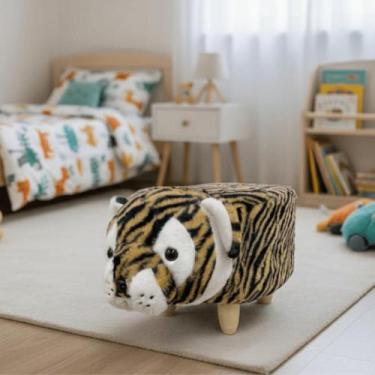 Imagem de Puff Infantil Tigre 25cm - Importado