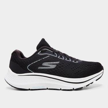 Imagem de Tênis Skechers Go Run Consistent 2 Feminino, Preto, Branco, 36