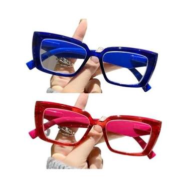 Imagem de Óculos De Leitura Estilo Gatinho Para Pessoas De Meia-Idade E Idosos 2