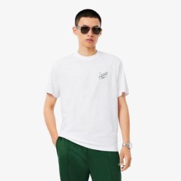 Imagem de Camiseta Lacoste de Malha Estampada Múltipla Masculina-Masculino