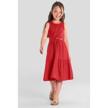Imagem de Vestido infantil menina com recortes Brandili-Feminino