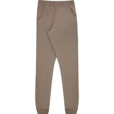 Imagem de Calça Moletinho Juvenil Menino Pulla Bulla Ref. 52971 Cor:Marrom Grani