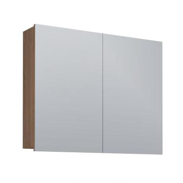 Imagem de Armário Espelheira para Banheiro Boston 80 cm Jequitibá MDF com Espelho Retangular 80 cm Branco