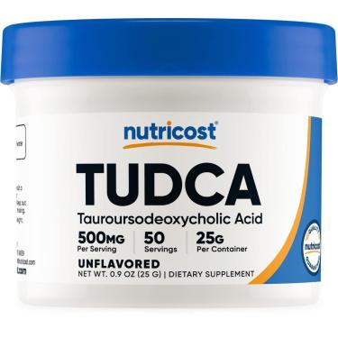 Imagem de Suplemento Nutricost Tudca Powder 25g (Ácido Tauroursodesoxicólico)-Unissex