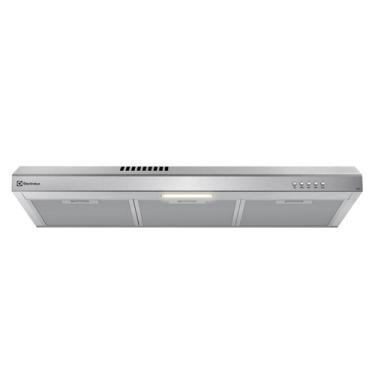 Imagem de Depurador de Ar Electrolux 80cm Inox Alto Poder de Sucção, Luz LED e Filtragem Dupla (DE8SS)