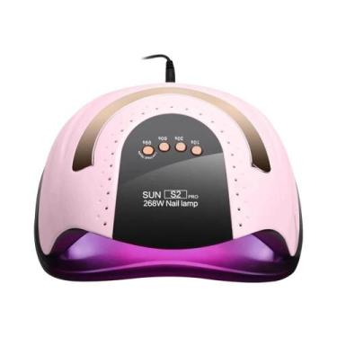 Imagem de Lâmpada Profissional UV LED Para Secagem De Unhas 268W Com Sensor Auto