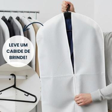 Imagem de Capa Para Terno Blazers E Jaquetas Com Cabide Incluso Proteção Antipoe