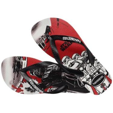 Imagem de Chinelo Havaianas Star Wars, Branco preto, 43/44
