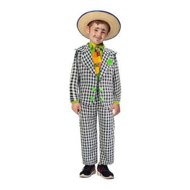 Imagem de Roupa Para Bebê Masculina Festa Junina Conjunto Completo Jeca Tatu - F