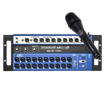 Imagem de Kit Misturador UI24 Soundcraft Microfone AKG P3S - SOUNDCRAFT AKG