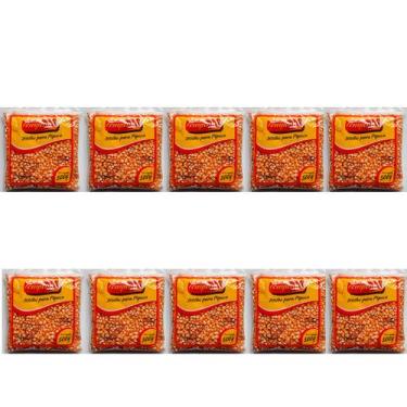 Imagem de Kit 10 Milho Para Pipoca 500g Premium Tempermil Casa Cinema Pacote