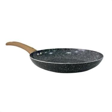 Imagem de Frigideira Mundiart Revestimento Antiaderente 24cm Preto - Casa Presti
