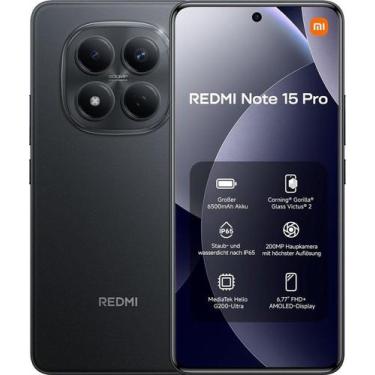 Imagem de Xiaomi Redmi Note 15 Pro Black 8GB 256GB Dual SIM Global - Xiaomi Redm