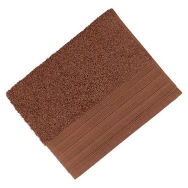 Imagem de Toalha de Rosto Atlântica Bellagio - 100%Algodão - 50 x 80cm -, Chocol