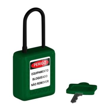 Imagem de Cadeado de Bloqueio Haste Plástica 4,5mm CH38 Verde Tagout CPVD14004CD