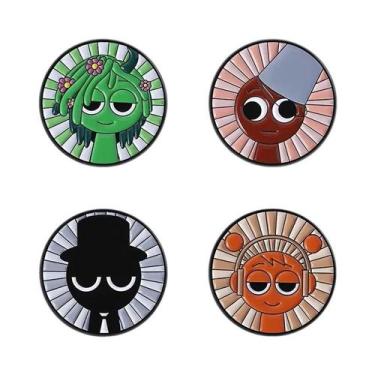 Imagem de Conjunto De Pins De Esmalte E Broches De Lapela Com Personagens De Des