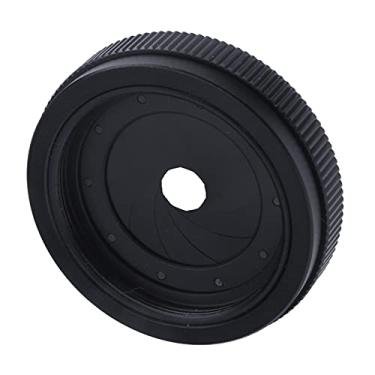 Imagem de Zyyini M42 Abertura ajustável, anel adaptador de módulo de lente de câmera preto metálico M42 para M42 1,5-29 mm/0,1-1,1 pol. 1,5-29 mm de diafragma íris de controle manual completo