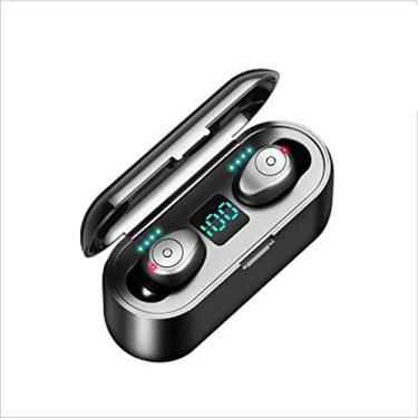 Imagem de Fone de ouvido Bluetooth, binaural sem fio, mini fone de ouvido invisível, intra-auricular universal Bluetooth sem fio, adequado para esportes, fácil emparelhamento