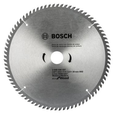 Imagem de Disco de Serra Circular Bosch Eco 10P D254mm 80 Dentes